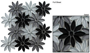 Floral Greys Tiles BQT671