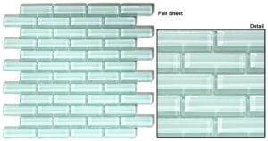 Ice Mist Glossy 1 X 3 CRYSTILE SERIES C01-2