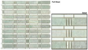Ming green+Thassos white (dots) SL82