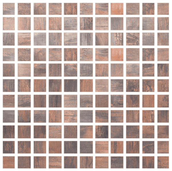 Metallix Miscellaneous Designs Antique Copper Antique Copper Mosaic 1X1