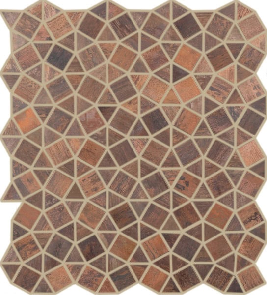 Metallix Miscellaneous Designs Antique Copper Geometrix