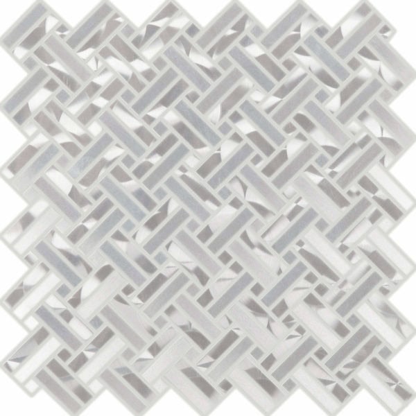 Metallix Miscellaneous Designs Stainless Steel 2By Basketweave