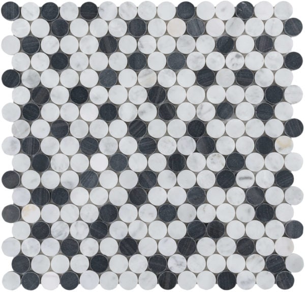 Black n White Button Field