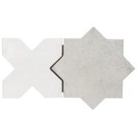 Malta Star Dove Gray 6 Matte and Cross White 6 Matte