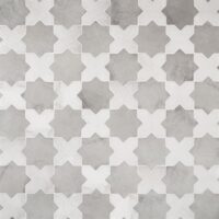 Malta Star Dove Gray 6 Matte and Cross White 6 Matte
