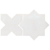 Malta Star White 6 Matte and Cross White 6 Matte