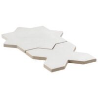 Malta Star White 6 Matte and Cross White 6 Matte