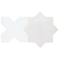 Malta Star White 6 Matte and Cross White 6 Polished