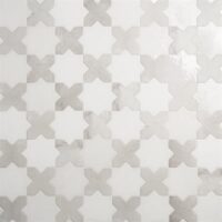 Malta Star White 6 Polished and Cross White 6 Matte