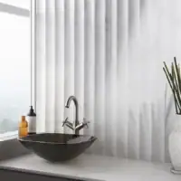 Carver Fluted Alaska 12X24 Dimensional Honed