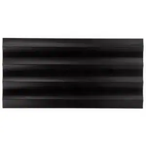 Carver Fluted Black Jade 12X24 Dimensional Honed