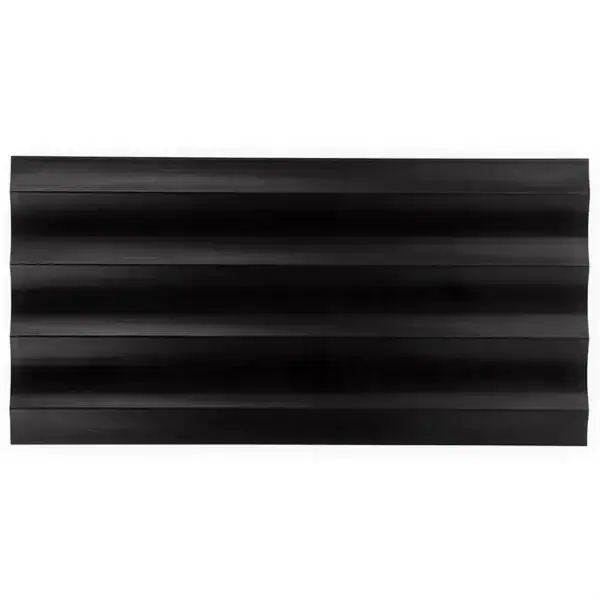 Carver Fluted Black Jade 12X24 Dimensional Honed