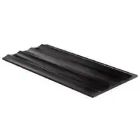 Carver Fluted Black Jade 12X24 Dimensional Honed