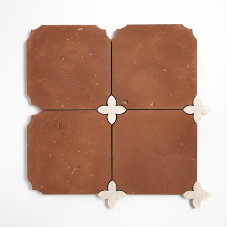 Diana Royal, Rustic Terracotta Honed Loto Marble Mosaic