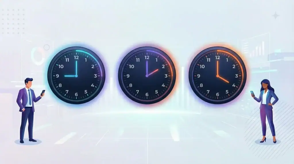 Social media marketing post timings