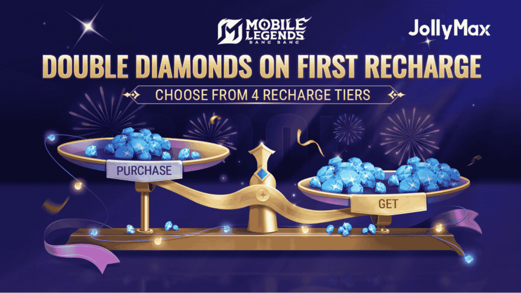 Double Game Diamonds on Players' First Top-up of Mobile Legends: Bang Bang (MLBB)