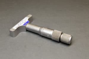 A typical depth micrometer