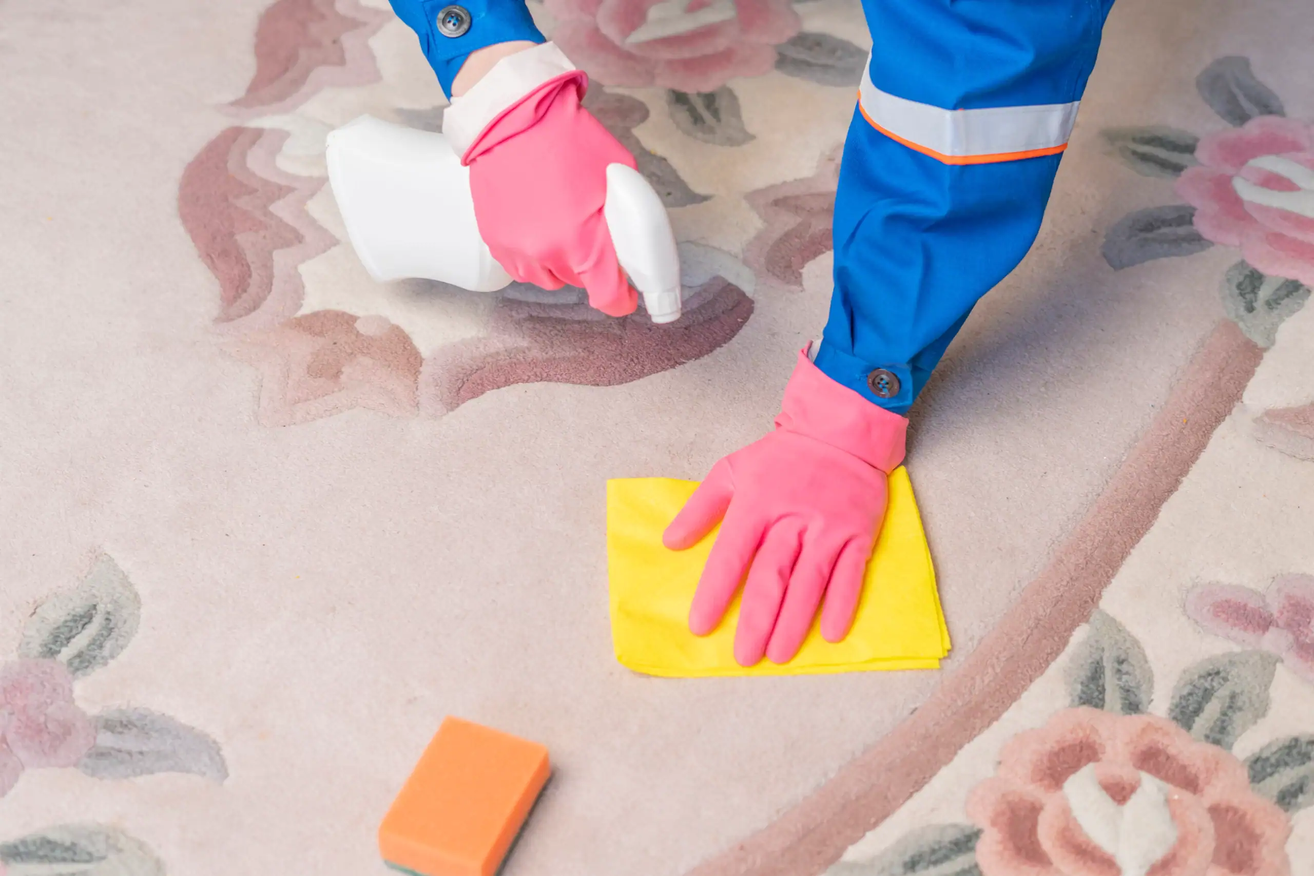 Hot water extraction carpet cleaning by Coastal Cleaners in Saanich