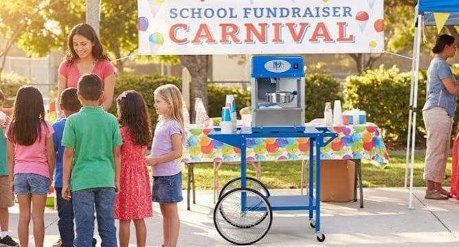 Sno-cone machine rental for summer parties in Myrtle Beach