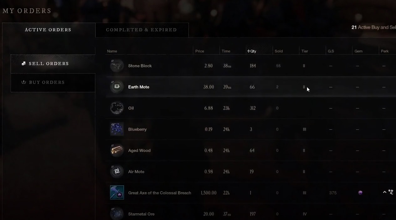 New World - Meine Aufträge