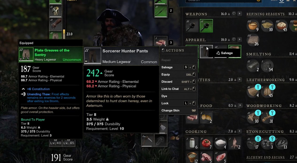 How to Salvage Items in New World - Guide