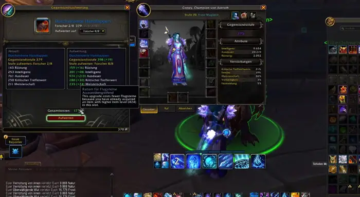 Dragonflight gear upgrade