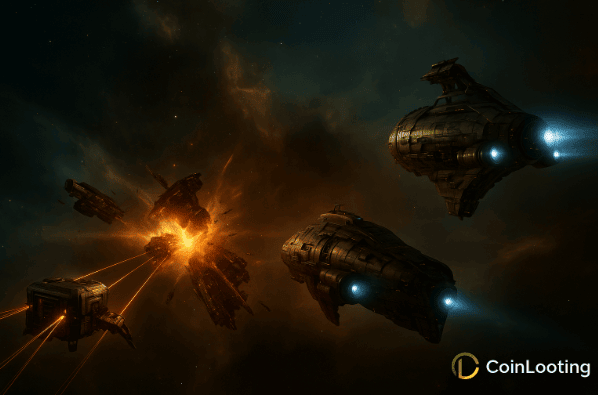 MTU and Noctis salvaging behind a Dominix during Level 4 missions