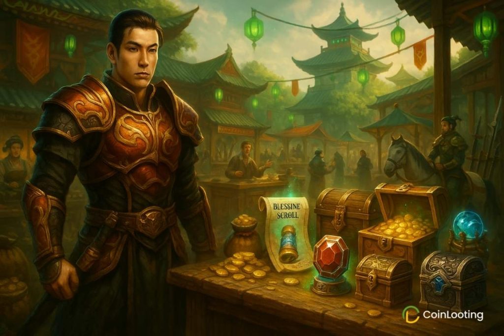 Emerald Aurora (West) in Metin2 – Economy, Trading, and Auction House Mastery Guide