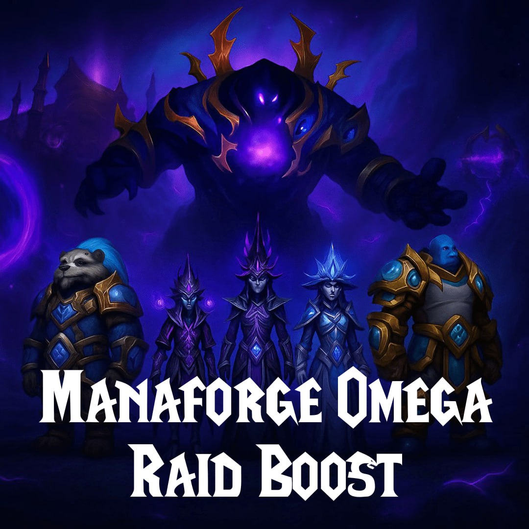 Players defeating Dimensius during the Manaforge Omega Raid in WoW The War Within