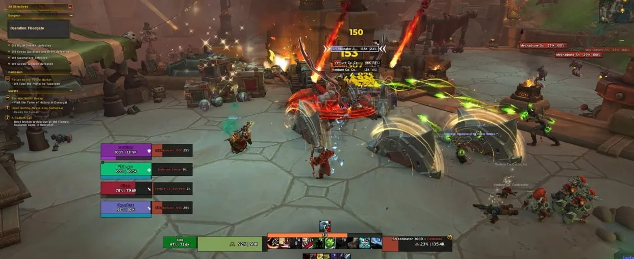 Schlachtfeld mit Leeren-Invasion in WoW Retail Midnight