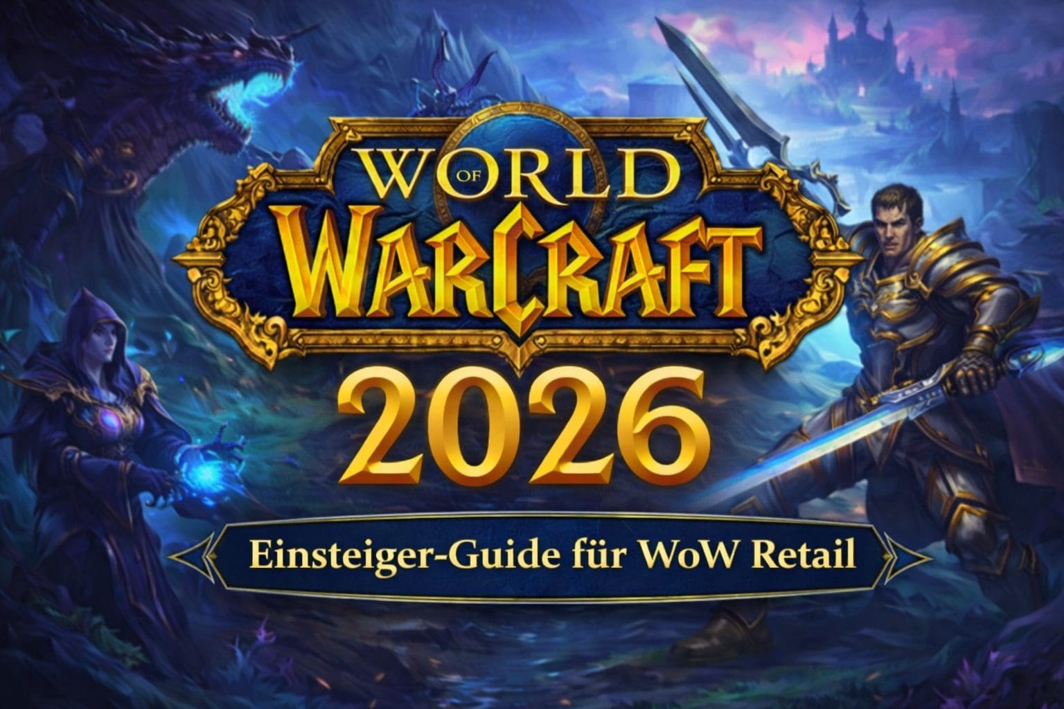 WoW Retail Einsteiger-Guide 2026 Featured-Bild für neue World-of-Warcraft-Spieler