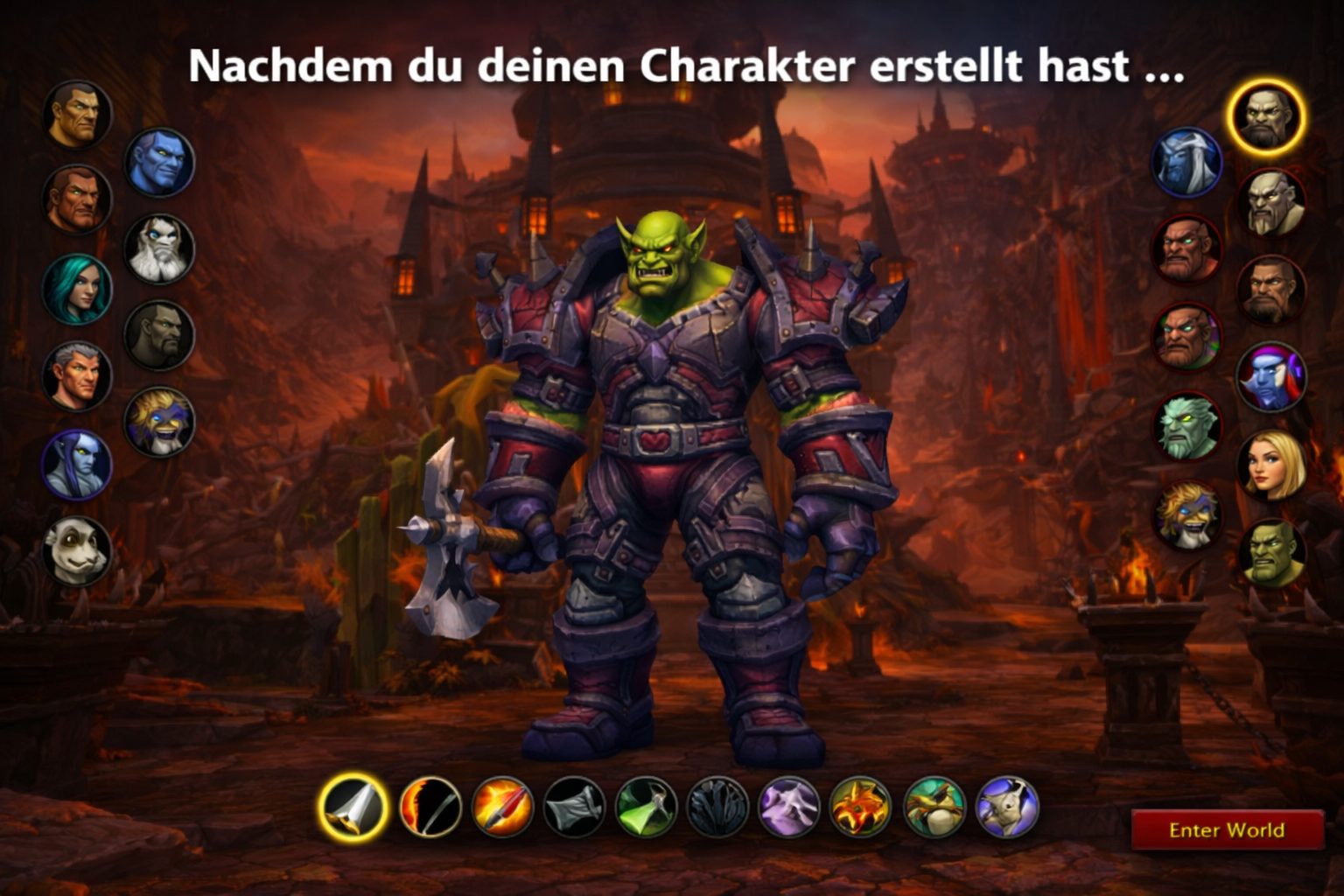 WoW Retail Charaktererstellung für neue Spieler