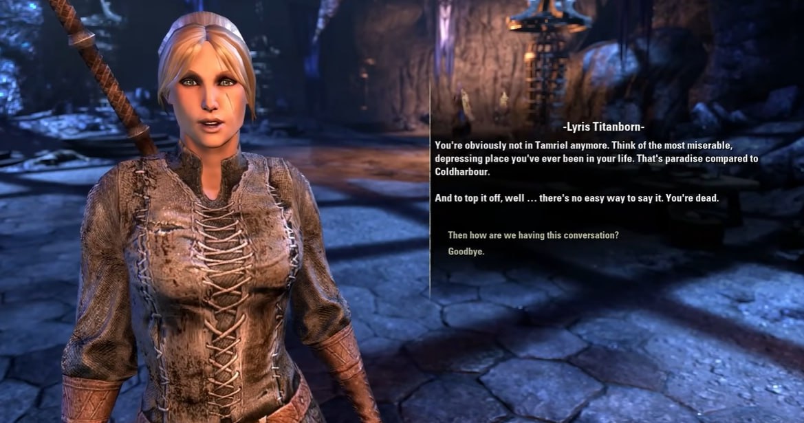 Elder Scrolls Online Lyris Titanborn quest dialogue