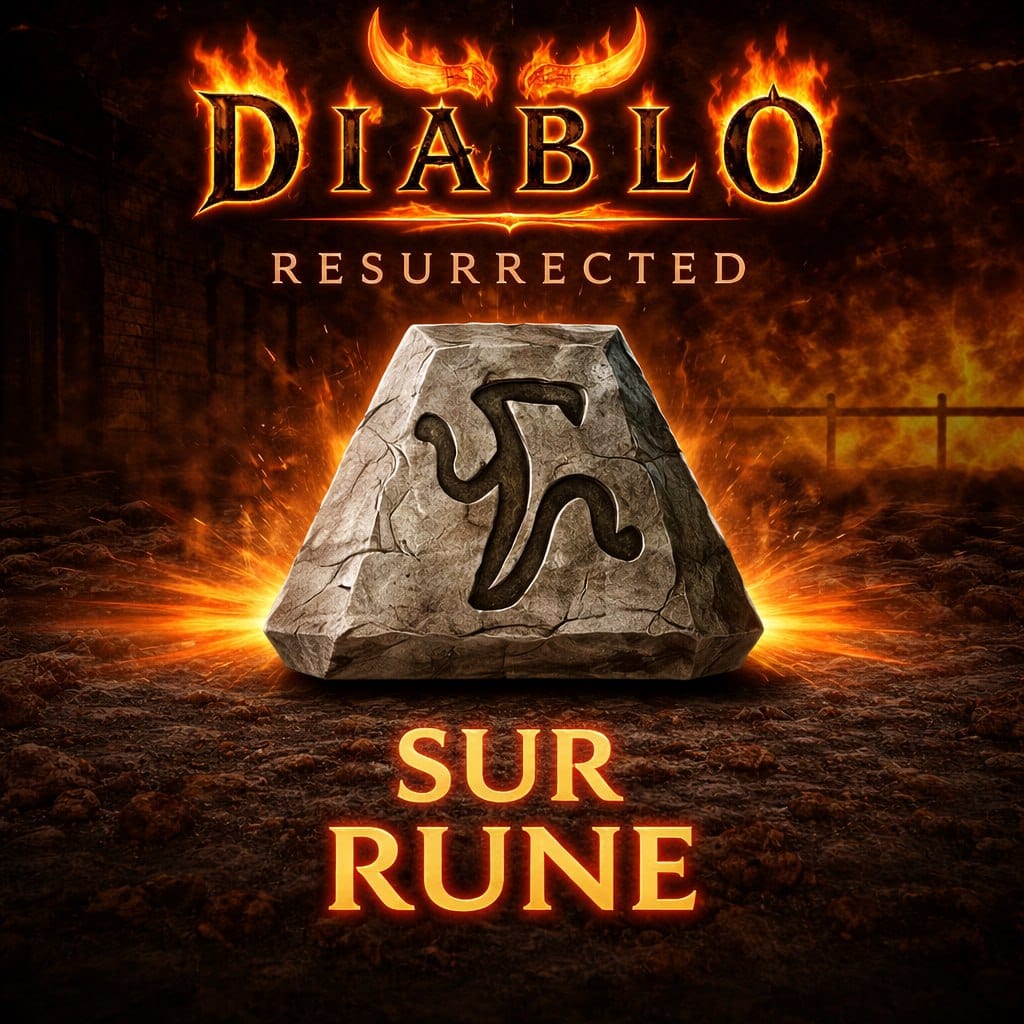 Sur Rune Diablo 2 Resurrected kaufe