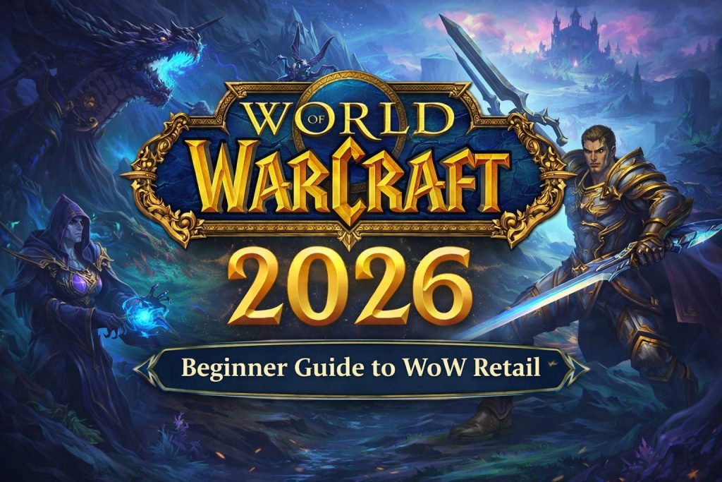 WoW Retail beginner guide 2026 featured image for new World of Warcraft players