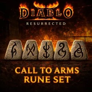 Buy D2R Call to Arms Rune Set with Amn, Ral, Mal, Ist and Ohm runes
