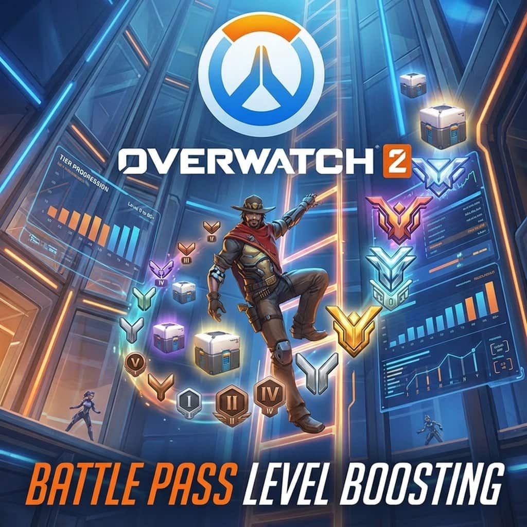 Buy Overwatch 2 Battle Pass Level Boost for seasonal tier progress