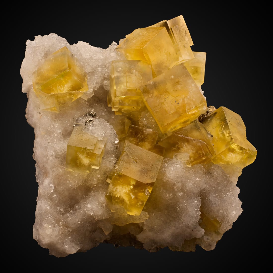 Fluorite, Quartz