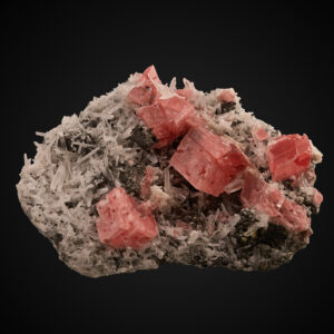 Rhodochrosite, Quartz