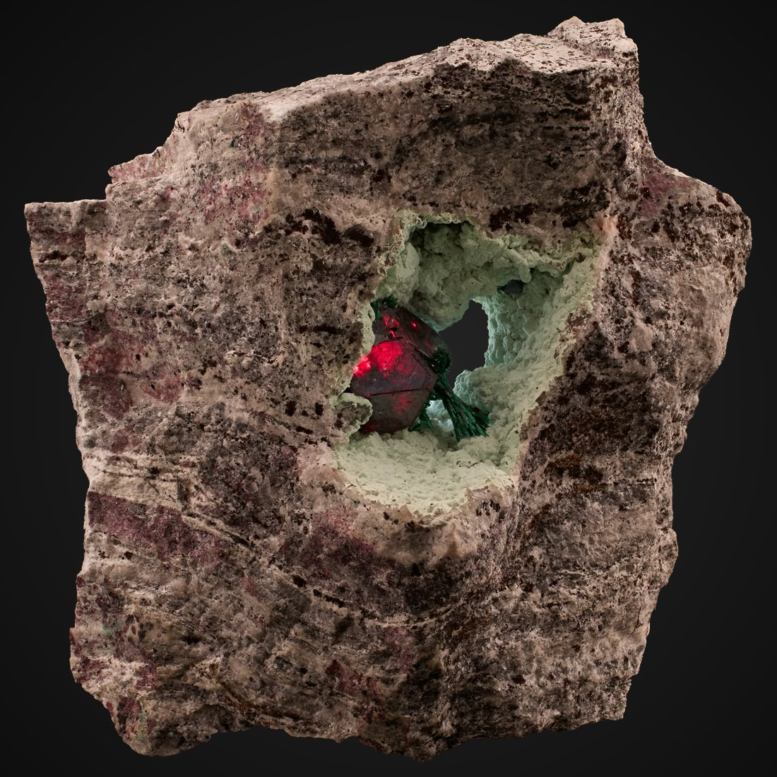 Cuprite, Malachite, Chrysocolla