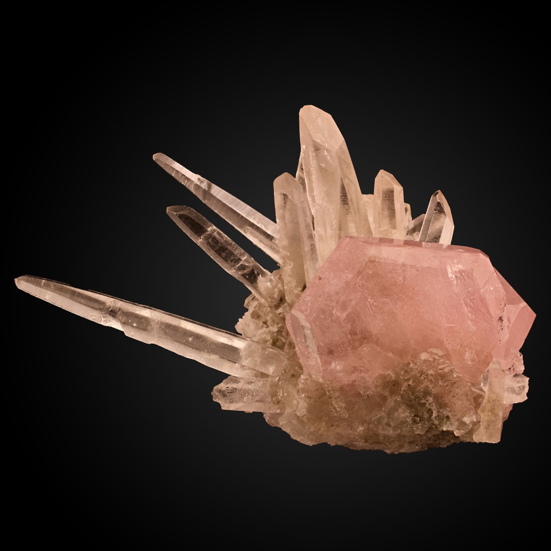 Fluorapatite, Quartz