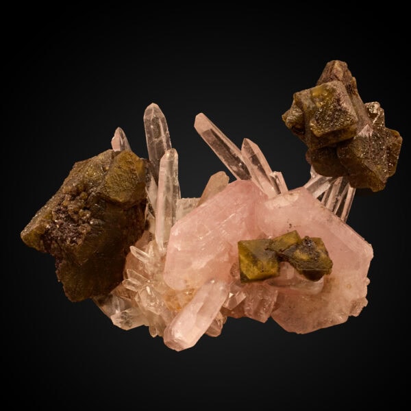Fluorapatite, Quartz, Siderite