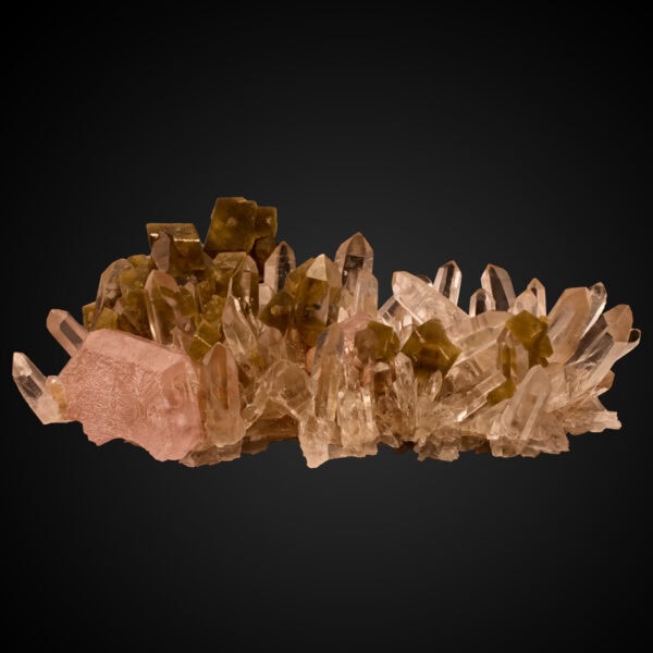 Fluorapatite, Siderite, Quartz