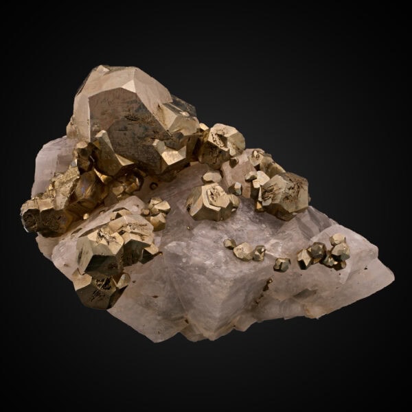 Pyrite, Calcite
