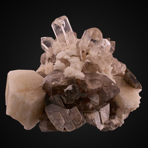 Topaz, Quartz, Albite, Muscovite