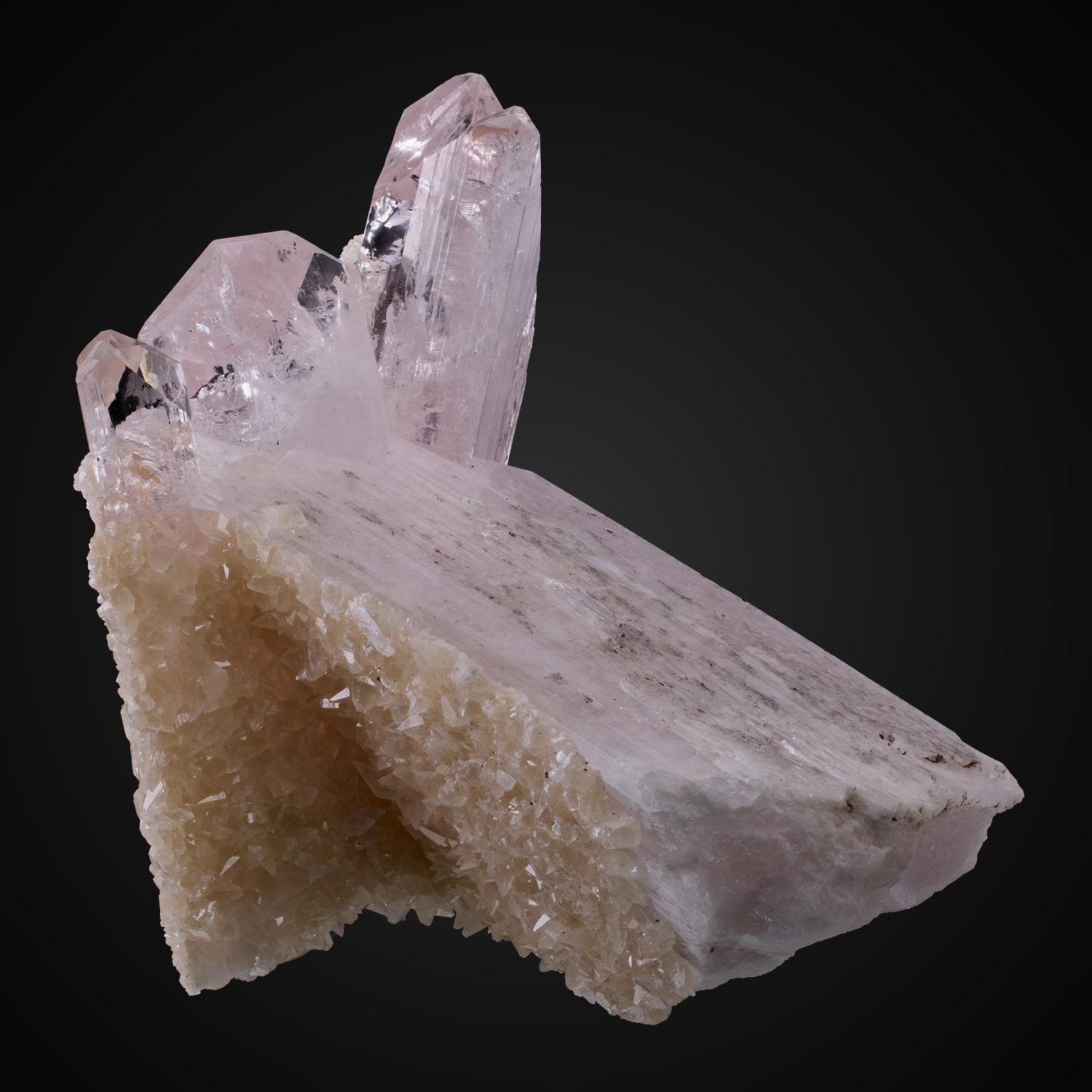 Danburite, Calcite