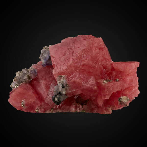 Rhodochrosite, Fluorite