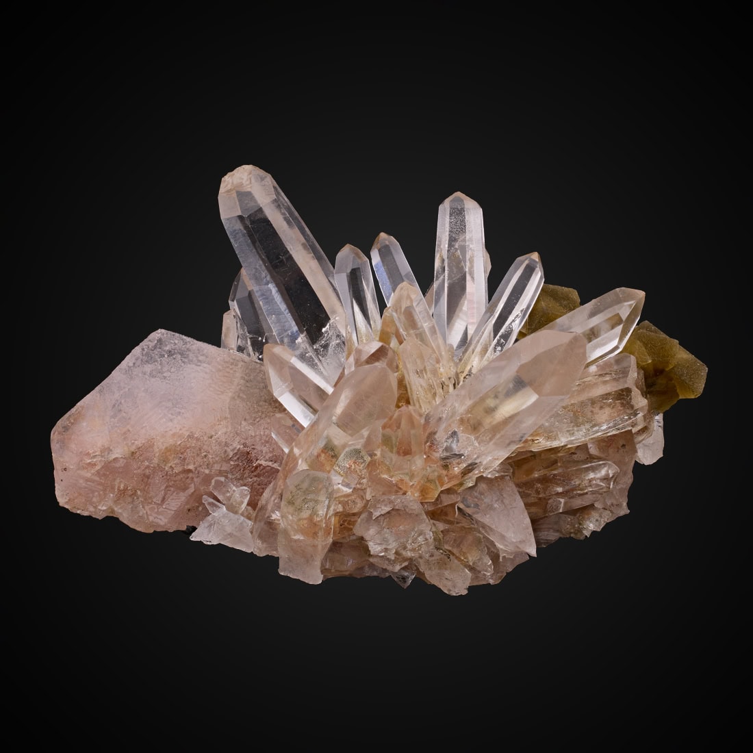 Fluorapatite, Quartz, Siderite