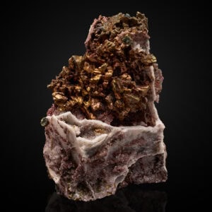Chalcopyrite, Calcite