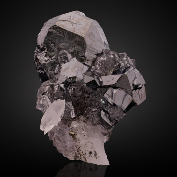 Bournonite, Fluorite, Quartz